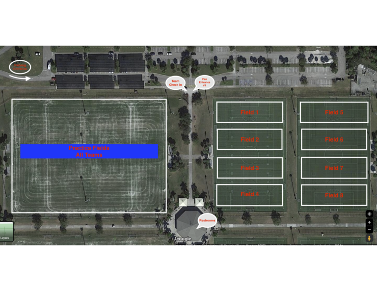 NCRP TOURNAMENT FIELD MAP – Naples NFL Flag Football